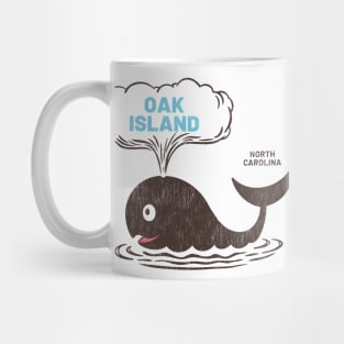 Oak Island, NC Summertime Vacationing Whale Spout Mug